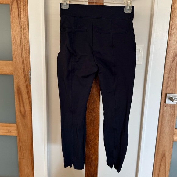 SPANX Women’s Backseam Skinny Stretch Pull On Ankle Pants Navy Blue EUC XS - Picture 5 of 14